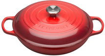 Le Creuset Bräter Campagnard Signature Kirschrot - ø 30 cm / 3.5 liter