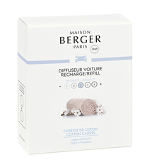 Maison Berger Nachfüllung - für Auto-Parfüm - Cotton Caress - 2 Stücke