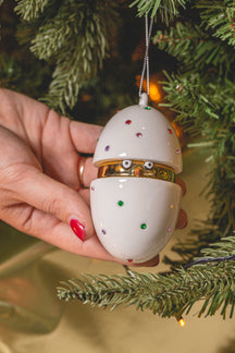 Alessi Weihnachtskugel Faberjori – Chick – MJ16/1 – von Marcello Jori