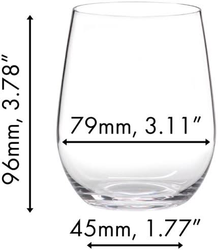 Riedel Weiße Weingläser O Wine - Viognier / Chardonnay - 4 Stücke