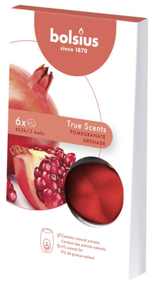 Bolsius Wax Melts True Scents Granatapfel - 6 Stück