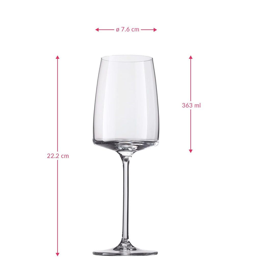 Zwiesel Glas Weingläser Vivid Senses Light & Fresh 360 ml - 2 Stück