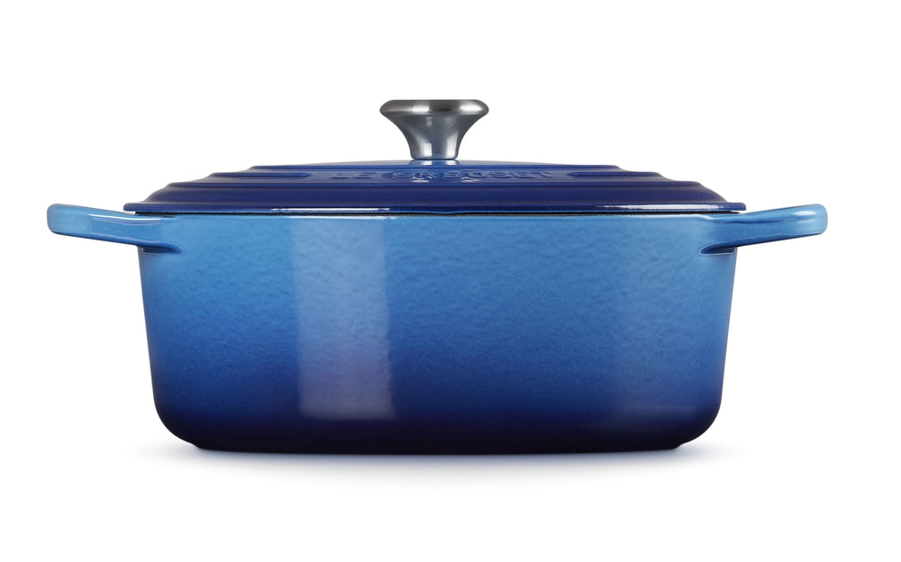 Le Creuset Bräter Oval Signature Azure - ø 27 cm / 4.1 liter