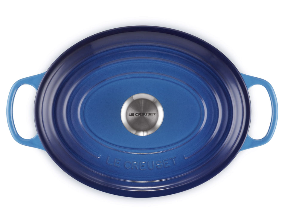 Le Creuset Bräter Oval Signature Azure - ø 29 cm / 4.7 liter