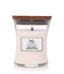 WoodWick Duftkerze Medium Sheer Tuberose - 11 cm / ø 10 cm