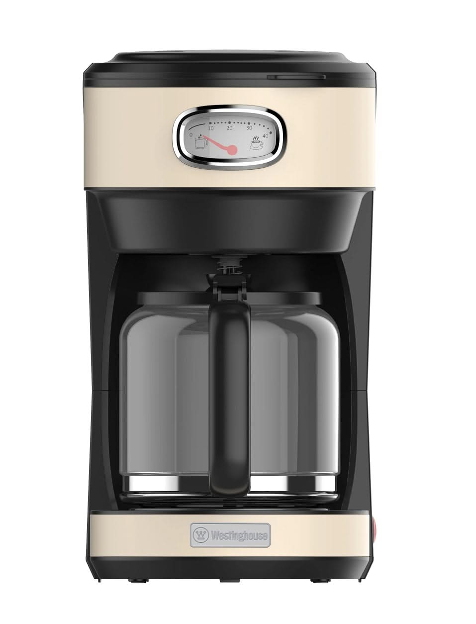 Westinghouse Kaffeemaschine Retro Collections - 1000 Watt - vanilla white - WKCMR621WH