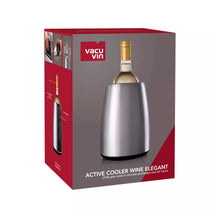 Vacu Vin Weinkühler Active Cooler Elegant Edelstahl - Box - Silber