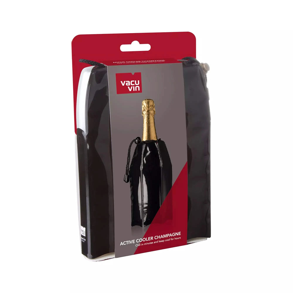 Vacu Vin Champagnerkühler Active Cooler - Sleeve - Schwarz