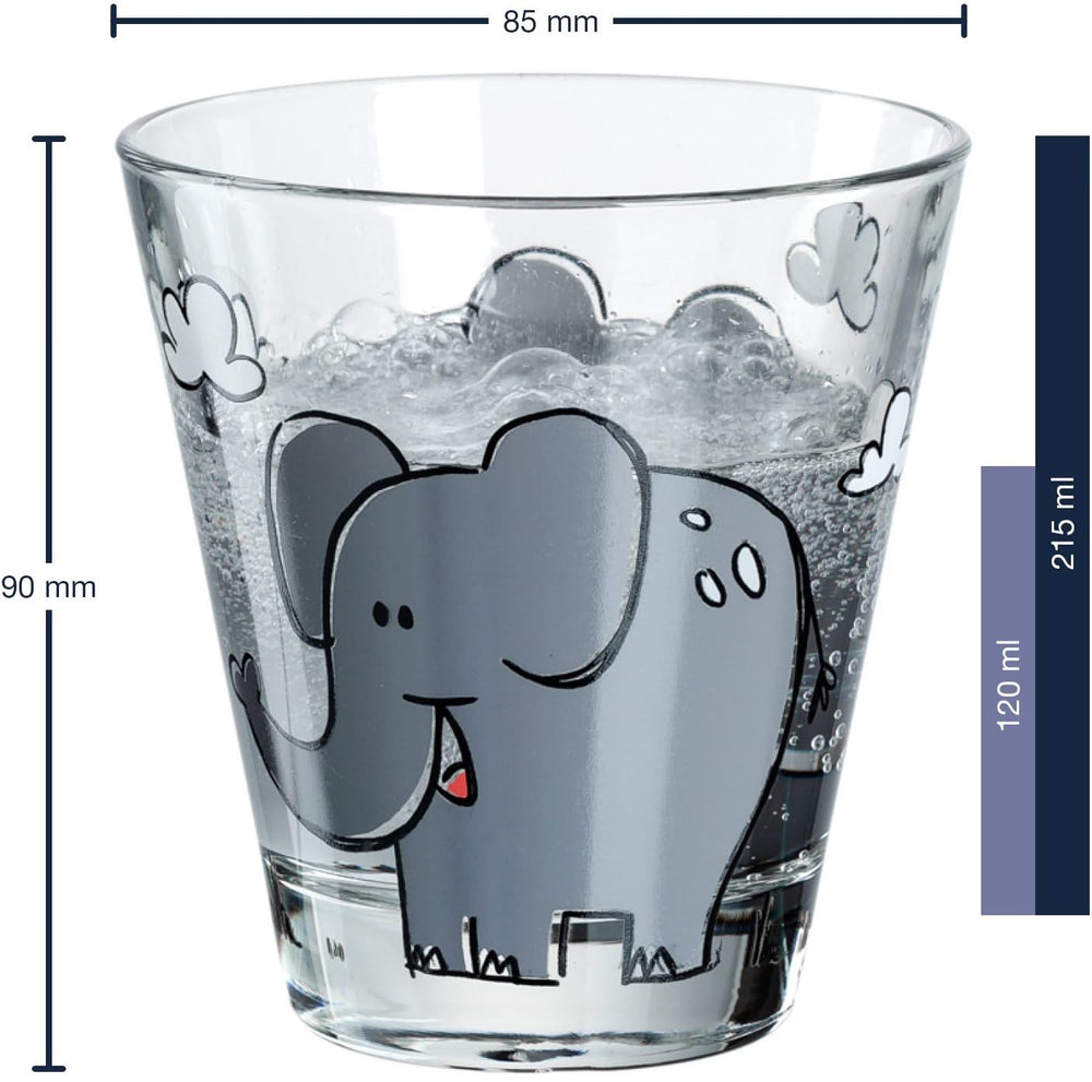 Leonardo Kinderglas Set Bambini Elefant 215 ml - 3-teilig