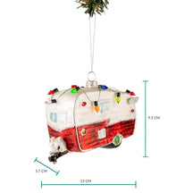 Nordic Light Weihnachtskugel Caravan 13 cm