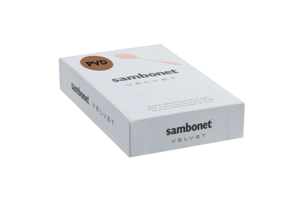 Sambonet Kaffeelöffel Velvet Champagne 6 Stücke