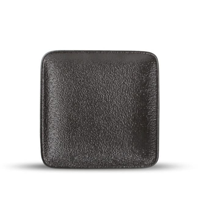 Fine2Dine Petitfour Teller Dusk Schwarz 10 x 10 cm