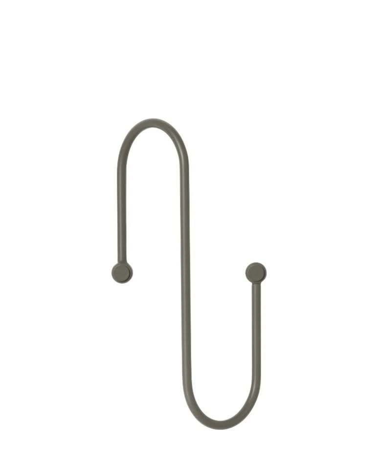 Blomus Garderobenleiste Curl 14 cm - steel grey