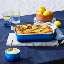 Le Creuset Backform Heritage Azure - 32 x 24 cm / 4 Liter