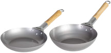 Cookinglife Kochgeschirrset Voccelli (Bratpfanne ø 24 cm &amp; Wokpfanne ø 25 cm) – ohne Antihaftbeschichtung