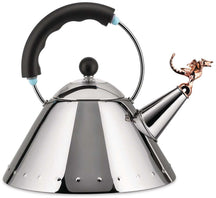 Alessi Flötenkessel Tea Rex - 9093REX B - Schwarz - 2 Liter - von Micheal Graves