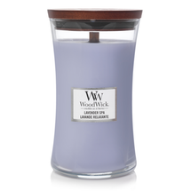 WoodWick Duftkerze Large Lavendel Spa - 18 cm / ø 10 cm