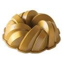 Nordic Ware Gugelhupf Backform Geflochtener Bundt Gold ø 27 cm / 3.5 Liter