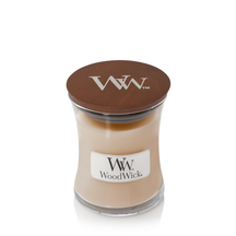 WoodWick Duftkerze Mini White Honey - 8 cm / ø 7 cm