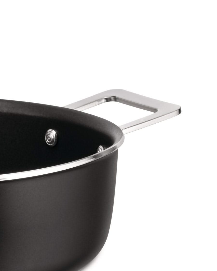 Alessi Bräter Pots&Pans - AJM102/24 B - Schwarz - ø 24 cm / 3.4 liter