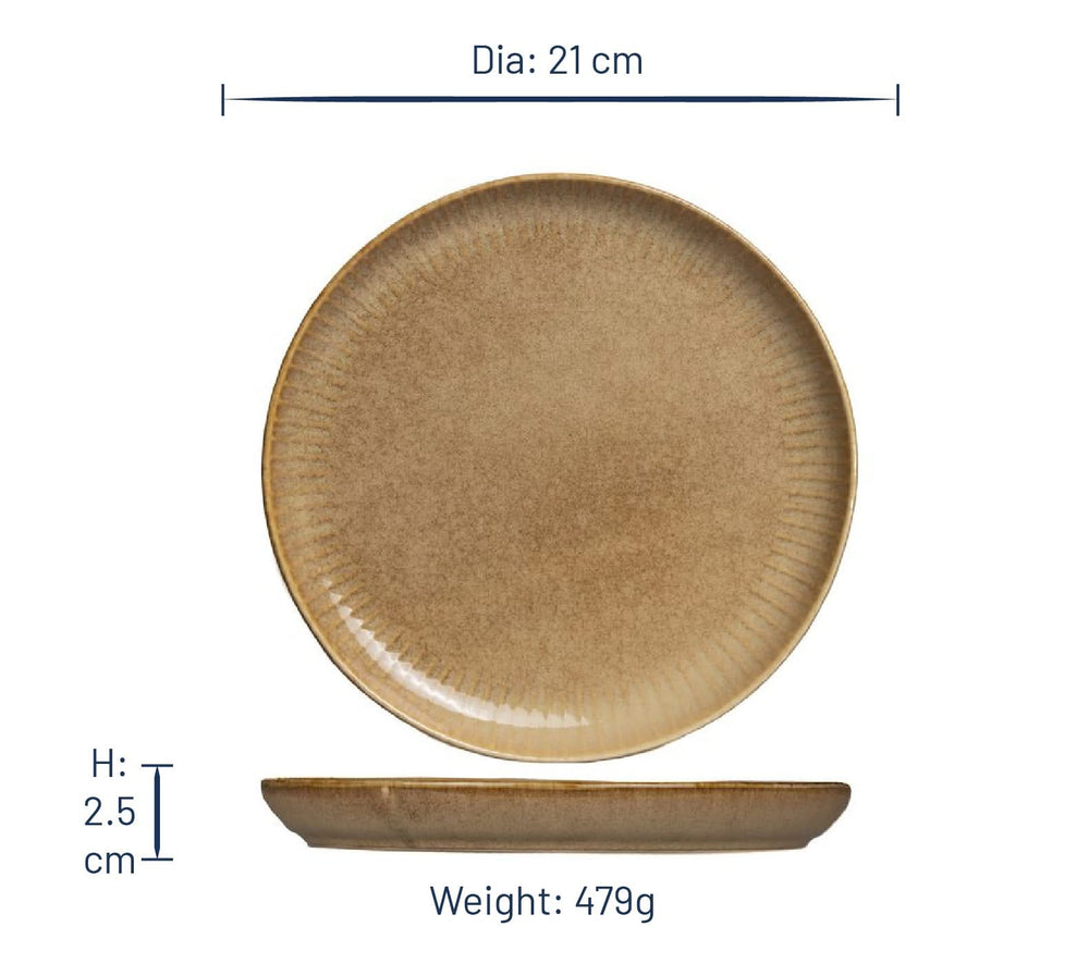 Jay Hill Frühstücksteller Silhouette ø 21 cm - 4 Stück