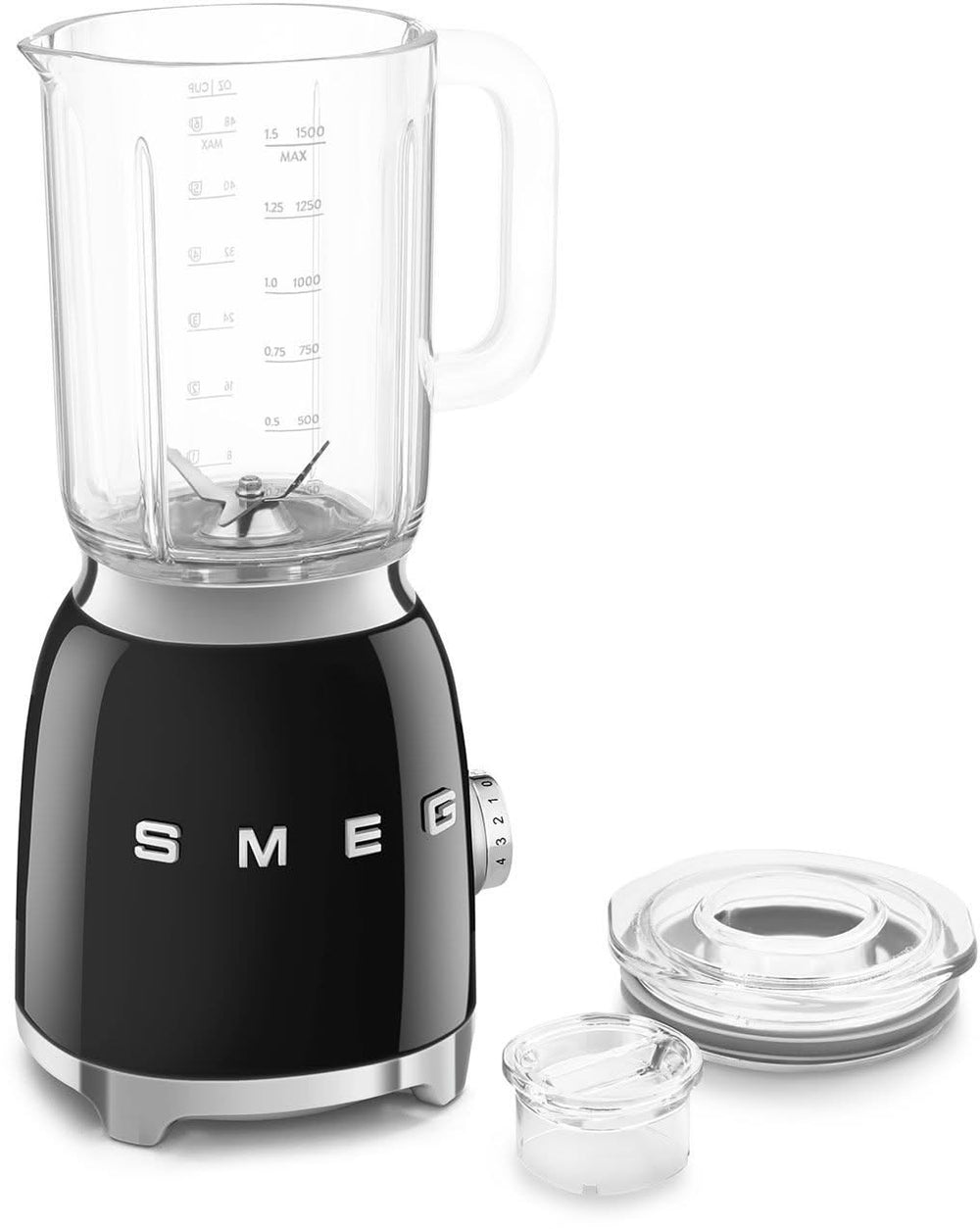 SMEG Mixer – 800 W – Schwarz – 1,5 Liter – BLF03BLEU