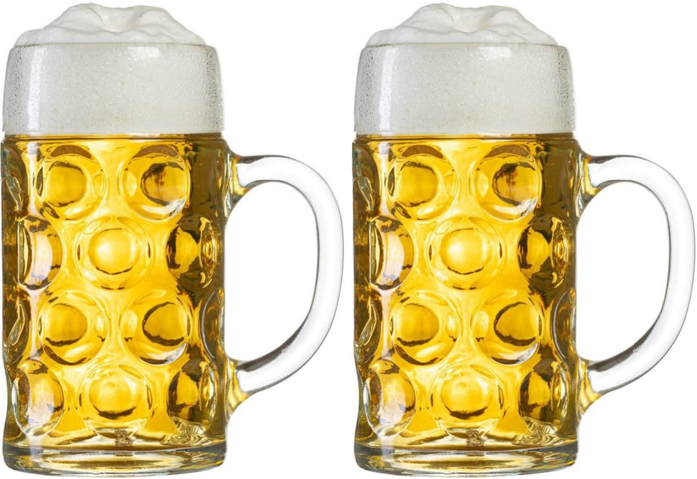 Oktoberfest-Bierkrug - 1 Liter - 2 Stück