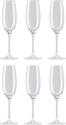 Rosenthal Champagnerglas DiVino - 220 ml - 6 Stück