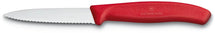 Victorinox Schälmesser Swiss Classic - Rot - Wellenschliff - 8 cm