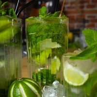 Authentischer kubanischer Mojito-Cocktail