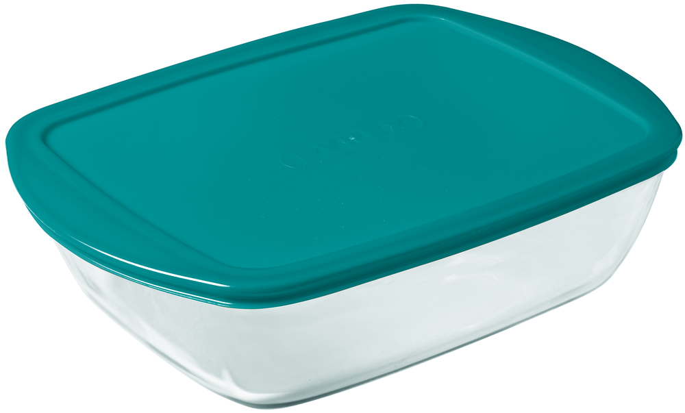 Pyrex Auflaufform - mit Deckel - Cook & Store - 28 x 20 x 8 cm / 2.5 Liter