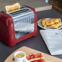 Dualit Toaster Lite - extra breite Schlitze - glänzend rot - D26221