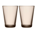 Iittala Longdrinkgläser Kartio Leinen 400 ml - 2 Stück