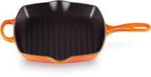 Le Creuset Grillpfanne Signature Ofenrot - 26 x 26 cm - Emaillierte Antihaftbeschichtung