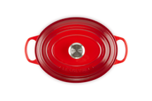 Le Creuset Bräter Oval Signature Kirschrot - ø 29 cm / 4.7 liter