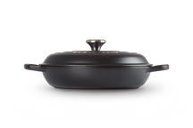 Le Creuset Bräter Campagnard Signature Matt Schwarz / Schwarz - ø 30 cm / 3.5 liter