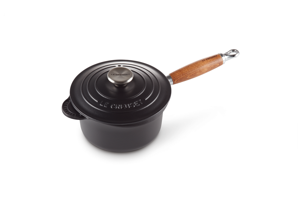 Le Creuset Kochtopf - mit Deckel - Tradition - Matt Schwarz - ø 18 cm / 1.8 Liter