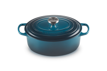 Le Creuset Bräter Oval Signature Deep Teal - ø 29 cm / 4.7 liter