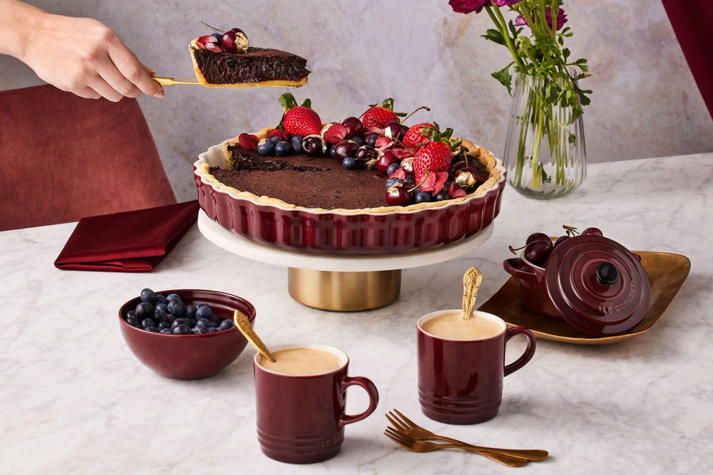 Le Creuset Kuchenform Heritage – Garnet – ø 28 cm