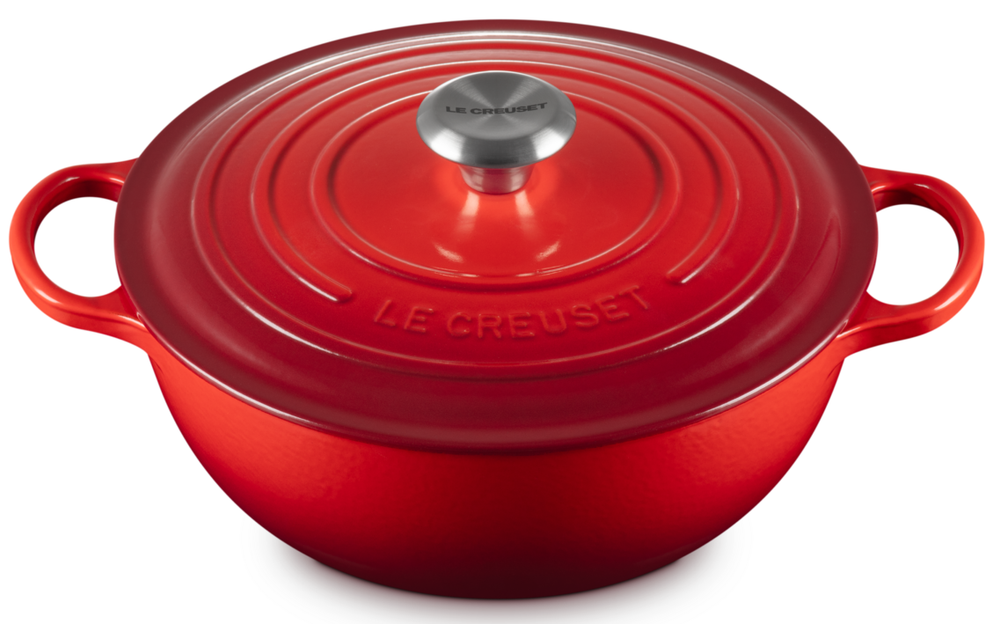 Le Creuset Bräter Marmite Signature Kirschrot - ø 26 cm / 4.1 liter