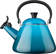 Le Creuset Wasserkessel / Flötenkessel Kone - Induktion- Deep Teal - 1.6 Liter