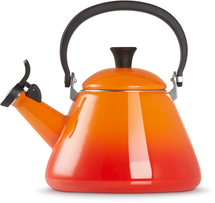 Le Creuset Wasserkessel / Flötenkessel Kone - Induktion - Ofenrot - 1.6 Liter