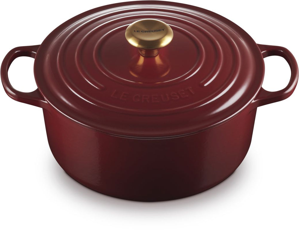 Le Creuset Bräter Signature – Garnet – ø 26 cm / 5.3 Liter