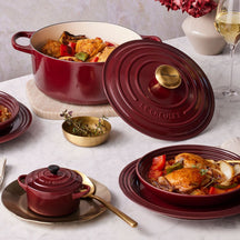 Le Creuset Bräter Signature – Garnet – ø 26 cm / 5.3 Liter