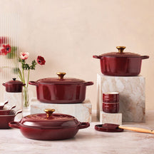 Le Creuset Bräter Signature – Garnet – ø 22 cm / 3.3 Liter