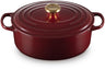 Le Creuset Bräter Signature – Oval – Garnet – ø 29 cm / 4.7 Liter