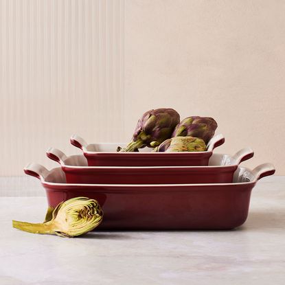 Le Creuset Backform Heritage – Garnet – 19 x 14 cm / 1,1 Liter