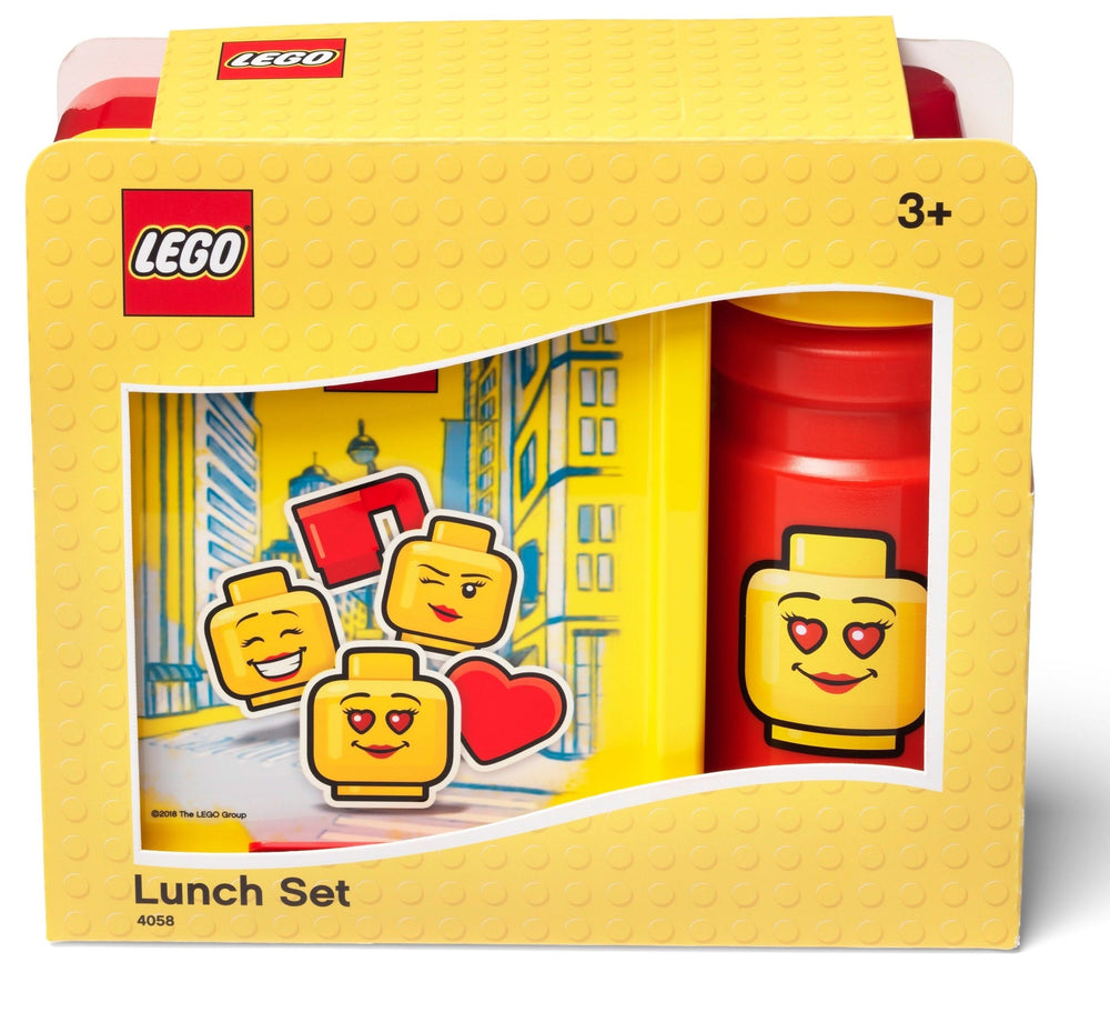 LEGO® Lunch-Set Classic Girls - Gelb/ Rot