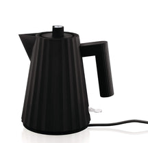 Alessi Wasserkocher Plissé - Trockengehschutz - schwarz - Michele de Lucchi - 1 Liter - MDL06/1 B