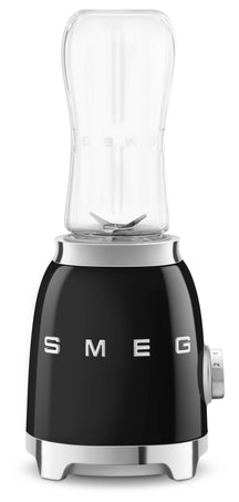 SMEG Smoothie Blender – kompakt – Schwarz – 600 ml – PBF01BLEU